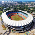 Diseño de estructura de acero prefabricada estadio de fútbol